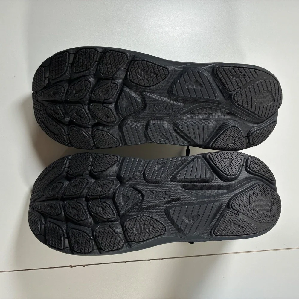 Hoka One One Men's All-Black Athletic Running Shoes